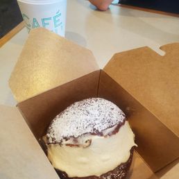Pastry and latte