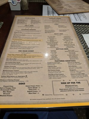 Menu photo 5 Elmwood Inn Rochester, NY