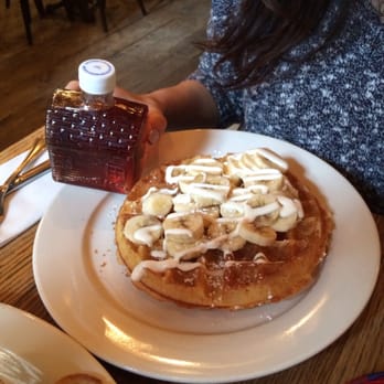 Freemans - Banana waffle and magical Sauce - Breakfast & Brunch Near Me - New York, New York Freemans - Banana waffle and magical Sauce - Breakfast & Brunch Near Me - New York, New York