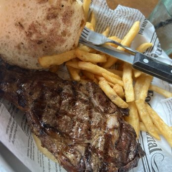 Hazelhurst Pub - Steak sandwich with fries - American Near Me - Hazelhurst, Wisconsin Hazelhurst Pub - Steak sandwich with fries - American Near Me - Hazelhurst, Wisconsin