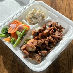 Classic Size Huli Huli Chicken (Sub Rice Ball for Veggies) - Mmm!
