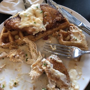 Mom's Kitchen & Bar - What's left of chicken and waffles so fire - Bars Near Me - Astoria, New York Mom's Kitchen & Bar - What's left of chicken and waffles so fire - Bars Near Me - Astoria, New York