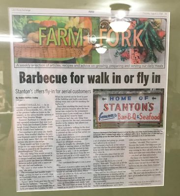 Menu photo 3 Stanton's Barbecue & Fish Camp Bennettsville, SC Menu photo 3 Stanton's Barbecue & Fish Camp Bennettsville, SC