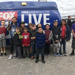 The Boys & Girls Club of Greater San Diego - Clairemont Branch - Having fun with the team at Fox 5 news early in the morning!