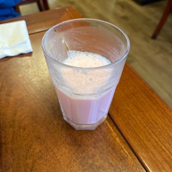 Avatar's Restaurant - Rose petal Lassi - Indian Near Me - Sausalito, California