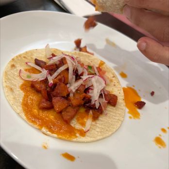 Aleli Mexican Restaurant - Chorizo Taco - New Mexican Cuisine Near Me - Brooklyn, New York
