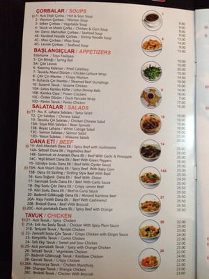 Menu photo 8 China Lotus Istanbul, 34