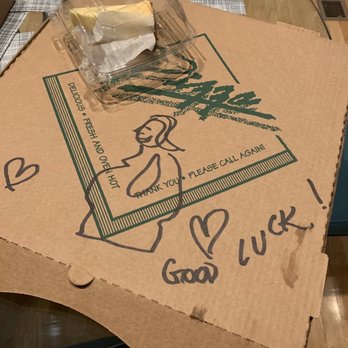 Brooklyn Pizza - My husband told the pizza chef I was pregnant and he drew the cutest thing!! - Pizza Near Me - Boulder, Colorado Brooklyn Pizza - My husband told the pizza chef I was pregnant and he drew the cutest thing!! - Pizza Near Me - Boulder, Colorado