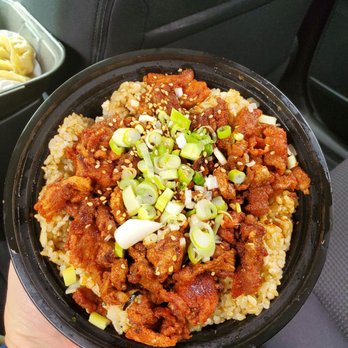 Olligo Grill - Spicy pork with brown rice. It is delicious and healthy. - Japanese Near Me - Anaheim, California