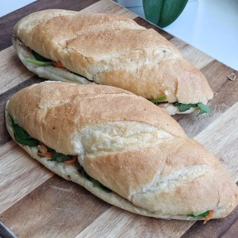 Texas Bakery - Large portion banh mi that justifies the $5.95 price tag - Bakeries Near Me - Austin, Texas Texas Bakery - Large portion banh mi that justifies the $5.95 price tag - Bakeries Near Me - Austin, Texas