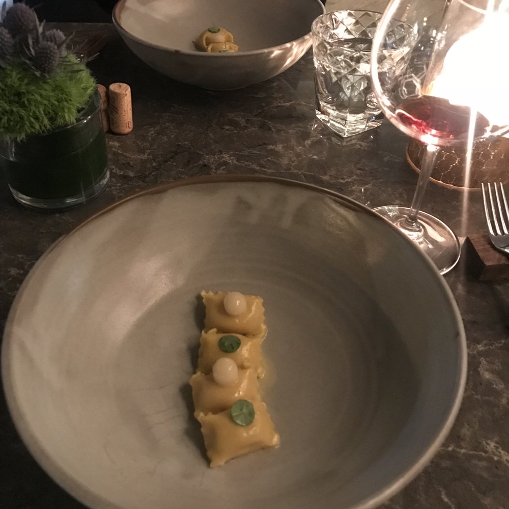 Hexagon - Truffle agnolotti - French Near Me - Oakville, Ontario Hexagon - Truffle agnolotti - French Near Me - Oakville, Ontario