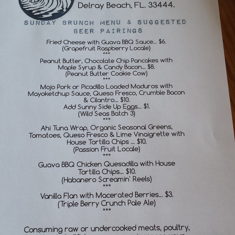 Today's menu at Rolling Chefs