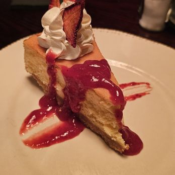The Mill - Hershey - Lemon cheesecake w/raspberry Drizzle (had ask for extra sauce-dry) - New American Near Me - Hershey, Pennsylvania The Mill - Hershey - Lemon cheesecake w/raspberry Drizzle (had ask for extra sauce-dry) - New American Near Me - Hershey, Pennsylvania