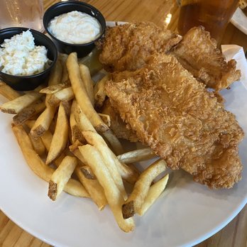 MacGregor Draft House - This is Fish n Chips! It's very tasty! They give you plenty of fish.. that's great! The atmosphere is great for families . - Sports Bars Near Me - Cary, North Carolina MacGregor Draft House - This is Fish n Chips! It's very tasty! They give you plenty of fish.. that's great! The atmosphere is great for families . - Sports Bars Near Me - Cary, North Carolina