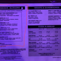 Hamburg Pub - Menu Dec 2022
