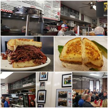 Slyman's Restaurant - A tuna melt and corn beef sandwich - American Near Me - Cleveland, Ohio Slyman's Restaurant - A tuna melt and corn beef sandwich - American Near Me - Cleveland, Ohio