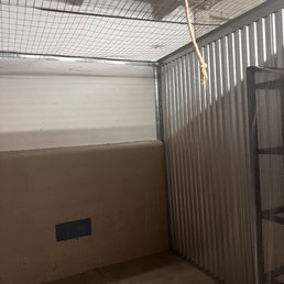The inside of the storage unit which was clean The inside of the storage unit which was clean