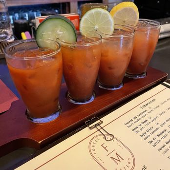 FM Eatery - Bloody Mary flight - Cocktail Bars Near Me - Fort Mill, South Carolina FM Eatery - Bloody Mary flight - Cocktail Bars Near Me - Fort Mill, South Carolina