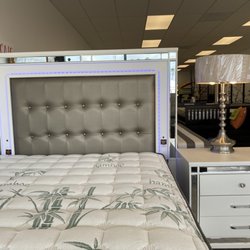 CT Mattress - LED LIGHT , Queen Frame Bed with 1 night stand $949 .( Giving FREE QUEEN MATTRESS ) 1 month special only !!!
