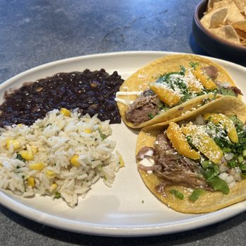 Blanco Cocina + Cantina - Carne asada with rice and charro beans - Tacos Near Me - Phoenix, Arizona Blanco Cocina + Cantina - Carne asada with rice and charro beans - Tacos Near Me - Phoenix, Arizona
