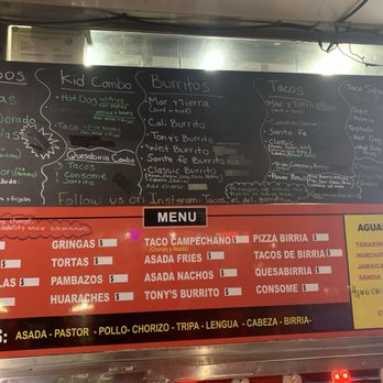 Tacos El Del Gorrito - Menu - Food Trucks Near Me - Oxnard, California