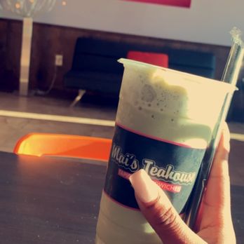 Mai's Teahouse - Matcha Green Tea Smoothie - Coffee & Tea Near Me - Richmond, Texas