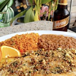 El Rey Del Mar - Garlic Seabass delicious