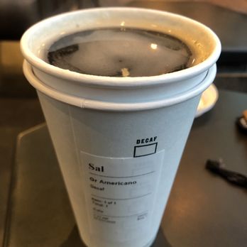 Starbucks - Grande decaffeinated americano - Coffee & Tea Near Me - Pleasanton, California Starbucks - Grande decaffeinated americano - Coffee & Tea Near Me - Pleasanton, California