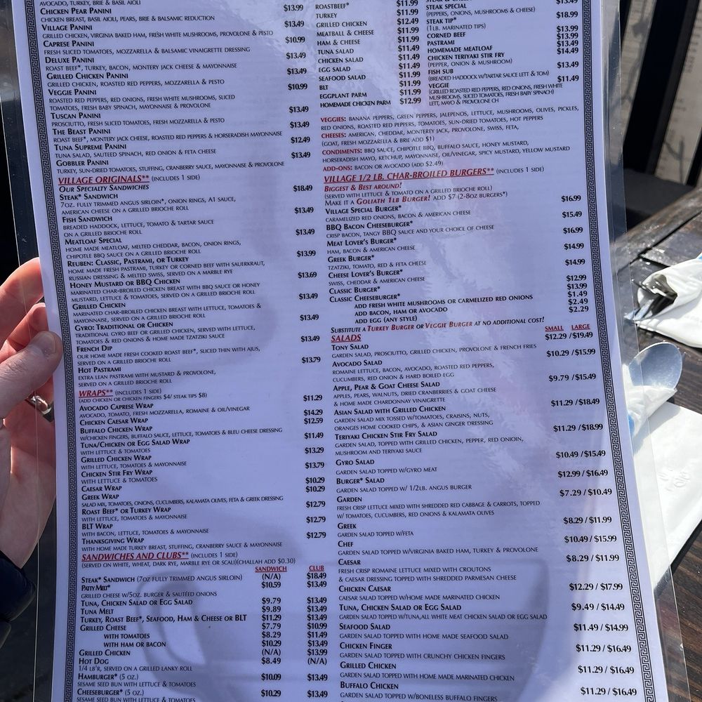 Village Cafe - Lunch menu - Breakfast & Brunch Near Me - Newton, Massachusetts Village Cafe - Lunch menu - Breakfast & Brunch Near Me - Newton, Massachusetts