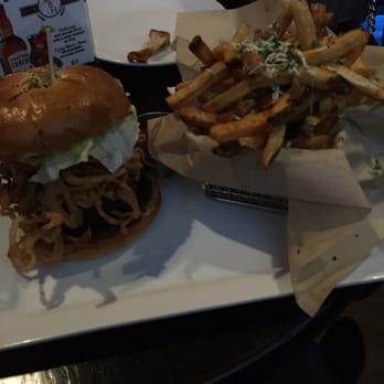 Midland Brew House - MBH burger with fries - Sports Bars Near Me - Saddle Brook, New Jersey Midland Brew House - MBH burger with fries - Sports Bars Near Me - Saddle Brook, New Jersey