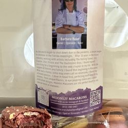 Moonlit Macarons - This was a gift, and here is the baker and her story. These macarons are heaven, pure heaven. I don't know if she has a shop.