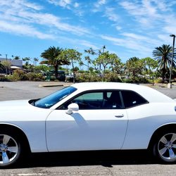 National Car Rental - No Hemi in this cool Dodge Challenger, but the car can still move pretty good.