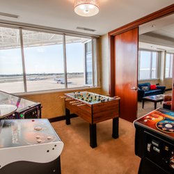Business Jet - Our game room is always a hit!
