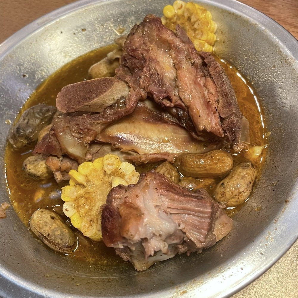 Earley's Kitchen - Boiled peanut and neck bone boil with corn and sausage - Southern Near Me - Tallahassee, Florida Earley's Kitchen - Boiled peanut and neck bone boil with corn and sausage - Southern Near Me - Tallahassee, Florida