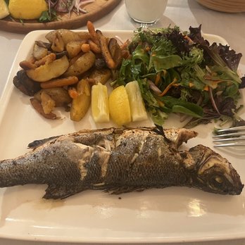 A Thousand Tales - Delicious Seabass- friendly reminder there are bones in the fish so in your culture if not used to this, be careful while eating. - Turkish Near Me - Mount Prospect, Illinois A Thousand Tales - Delicious Seabass- friendly reminder there are bones in the fish so in your culture if not used to this, be careful while eating. - Turkish Near Me - Mount Prospect, Illinois