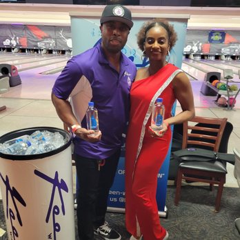 Bowlero Lilburn - Keen water vendor in front of lanes - Venues & Event Spaces Near Me - Lawrenceville, Georgia