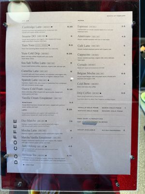 Menu photo 6 DO Coffee Brea, CA
