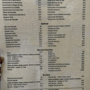Old Hacienda Restaurant - Back of menu - Breakfast & Brunch Near Me - Delano, California Old Hacienda Restaurant - Back of menu - Breakfast & Brunch Near Me - Delano, California