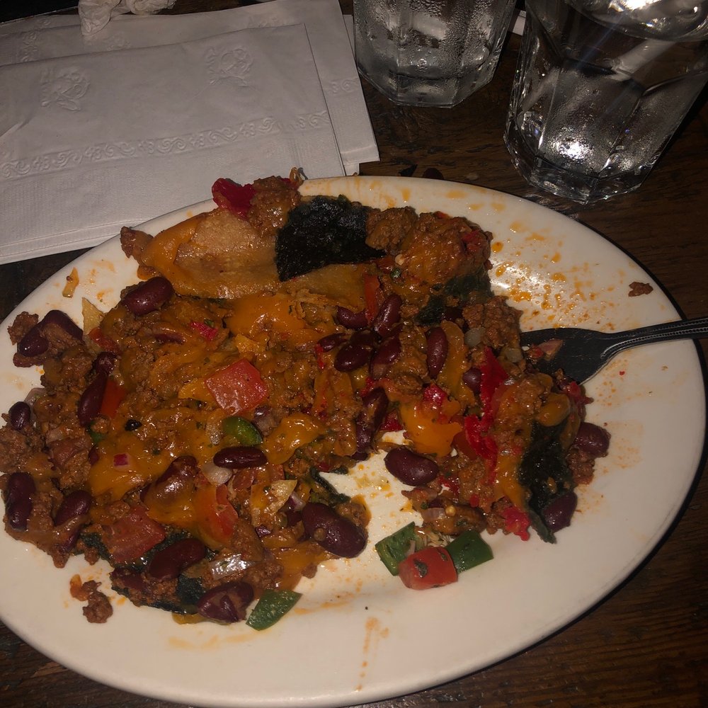 Two 8 Two Bar & Burger - The end of my nachos - Burgers Near Me - Brooklyn, New York