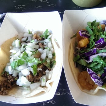 Rusty Taco - Picodillo and shrimp taco - Tex-Mex Near Me - Plano, Texas Rusty Taco - Picodillo and shrimp taco - Tex-Mex Near Me - Plano, Texas
