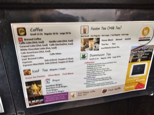 Menu photo 5 Liquid Fusion Cafe Northbrook, IL