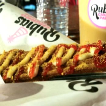 Rubia's Churro Parties - Strawberry cheesecake churro - Food Trucks Near Me Rubia's Churro Parties - Strawberry cheesecake churro - Food Trucks Near Me