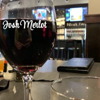 Black Rock Bar & Grill - My glass of wine & remainder of my smoked Old Fashioned - Steakhouses Near Me - Hagerstown, Maryland