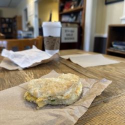 South Whidbey Commons - Cheddar chive biscuit.