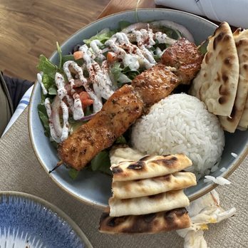 Kalimera Bar and Grill - Salmon Bowl (3 stars) - Turkish Near Me - Santa Rosa, California