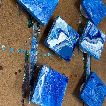 Painting with a Twist - coasters - Art Classes Near Me - Bradenton, Florida