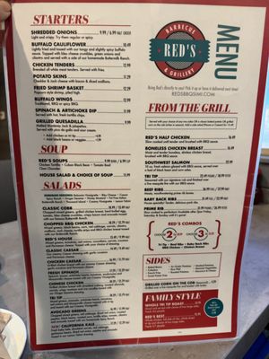 Menu photo 7 Red's Barbecue & Grillery Simi Valley, CA Menu photo 7 Red's Barbecue & Grillery Simi Valley, CA