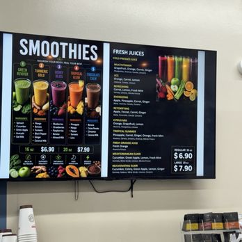 Riviera Cafe and Bar - Smoothie menu - Bars Near Me - Hollywood, Florida