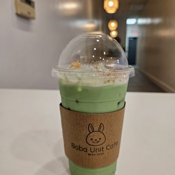 Boba Unit Cafe - Pandan Milk Tea - Bubble Tea Near Me - Roseville, California