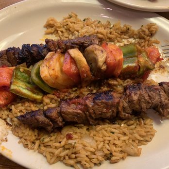 Texas Roadhouse - Had the kabobs.  Pieces of meat were surprisingly tender.  It even had mushrooms! - Barbeque Near Me - Pocatello, Idaho